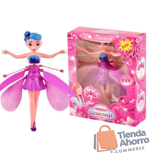 Muñeca Voladora con Sensor Infrarrojo Recargable - Imagen 3