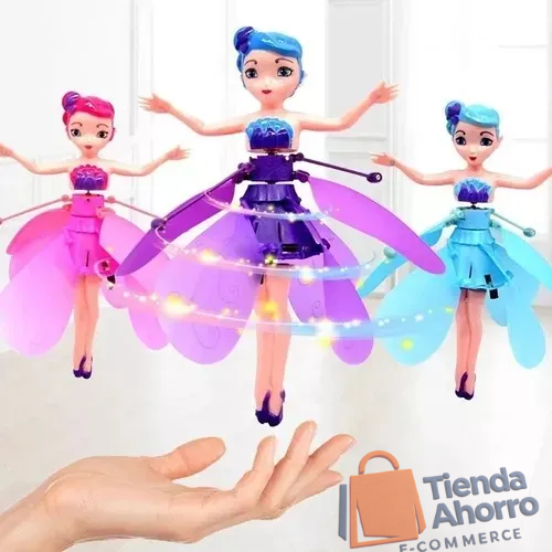 Muñeca Voladora con Sensor Infrarrojo Recargable - Imagen 4